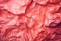 Abstract background of a sheet of colored crumpled paper. Generative AI Royalty Free Stock Photo