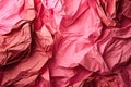 Abstract background of a sheet of colored crumpled paper. Generative AI Royalty Free Stock Photo