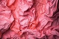 Abstract background of a sheet of colored crumpled paper. Generative AI Royalty Free Stock Photo