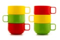 Colored cups