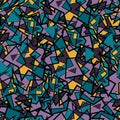 colored debris seamless wallpaper