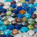 Colored decorative stones,
