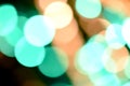 Colored defocused lights background. Abstract bokeh lights Royalty Free Stock Photo