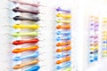 Colored dental instruments Royalty Free Stock Photo