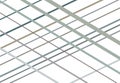 Colored diagonal, skew, oblique grid, mesh illustration