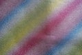 Colored Diagonal Stripes, Sand Texture. Rainbow Of Sand, Soft Focus. Distribution Of Colorful Abstract Background Art