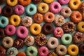 Colored donuts with glaze, sweets day 1 Royalty Free Stock Photo