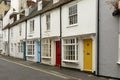 Colored doors at Brighton, East Sussex Royalty Free Stock Photo