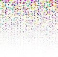 The colored dots on white background.