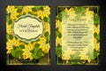 Colored Double-sided Greeting Card