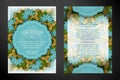 Colored Double-sided Greeting Card