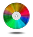Colored DVD Royalty Free Stock Photo