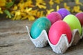 Colored Easter Eggs Royalty Free Stock Photo
