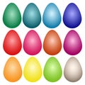 Colored easter eggs Royalty Free Stock Photo