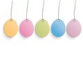 5 Colored Easter Eggs Royalty Free Stock Photo