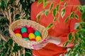 Colored easter eggs Royalty Free Stock Photo