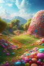 The Colored Eggshells of Easter Wonderland