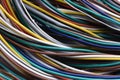Colored electrical cable Royalty Free Stock Photo
