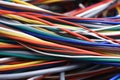 Colored electrical cable Royalty Free Stock Photo