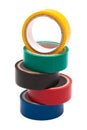 Colored electrical tape Royalty Free Stock Photo