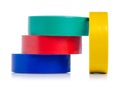 Colored electrical tape Royalty Free Stock Photo