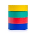 Colored electrical tape Royalty Free Stock Photo