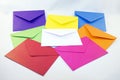 Colored Envelopes Royalty Free Stock Photo