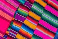 Colored fabric from peru