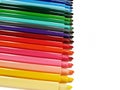 Colored felt-tip pens