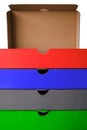 Colored filing boxes