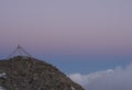 Colored flags, Monte Rosa, Alps, Italy