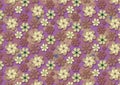 Colored flowered background design for wallpaper