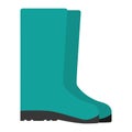 Colored gardening boots icon Vector Royalty Free Stock Photo