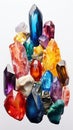 Colored gemstones minerals Royalty Free Stock Photo