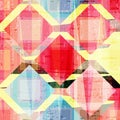 Colored geometric abstract pattern Royalty Free Stock Photo