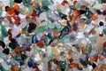 Colored glass beach Royalty Free Stock Photo