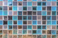 Colored glass tiles background Royalty Free Stock Photo