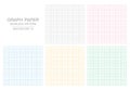 Colored Graph Paper. Seamless pattern. Vector Grid Template