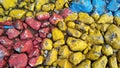 Colored gravel Royalty Free Stock Photo