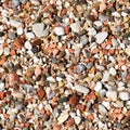 Colored gravel. High-resolution seamless texture. Sand or pebble texture Royalty Free Stock Photo