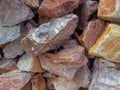 Colored gravel stones background for construction industry Royalty Free Stock Photo