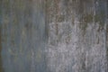 gray green metal texture from old shabby iron wall Royalty Free Stock Photo