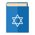 Colored hanukkah torah icon Vector