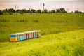 Colored hives for breeding bees