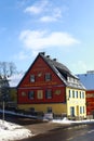 Colored holiday house. Resort Altenberg