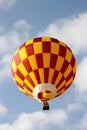 Colored hot air balloon Royalty Free Stock Photo