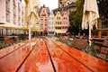 Colored houses of Cologne, Germany Royalty Free Stock Photo