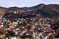 Colored Houses Valencia Silver Mine Mexico Royalty Free Stock Photo