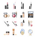 Colored Icon Series Beauty Makeup Icon Royalty Free Stock Photo