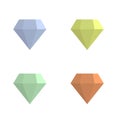 Colored jewelry diamonds